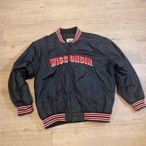 Vintage Steve and Barry’s Wisconsin Bomber Jacket XL